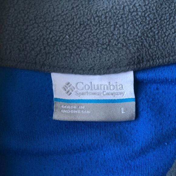Blue Columbia fleece pullover - Picture 3 of 3